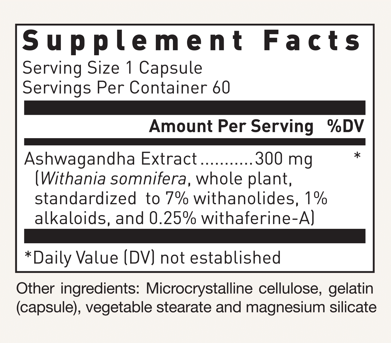 True Ashwagandha True Ashwagandha