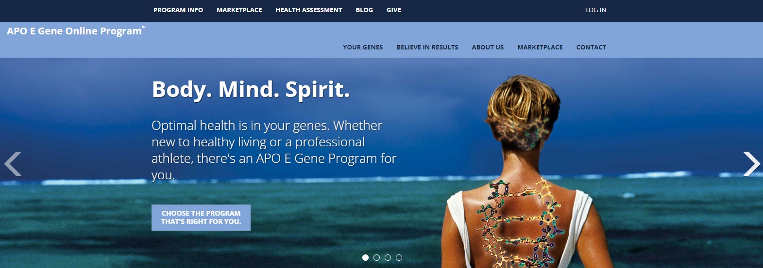 apoegenediet.com home page