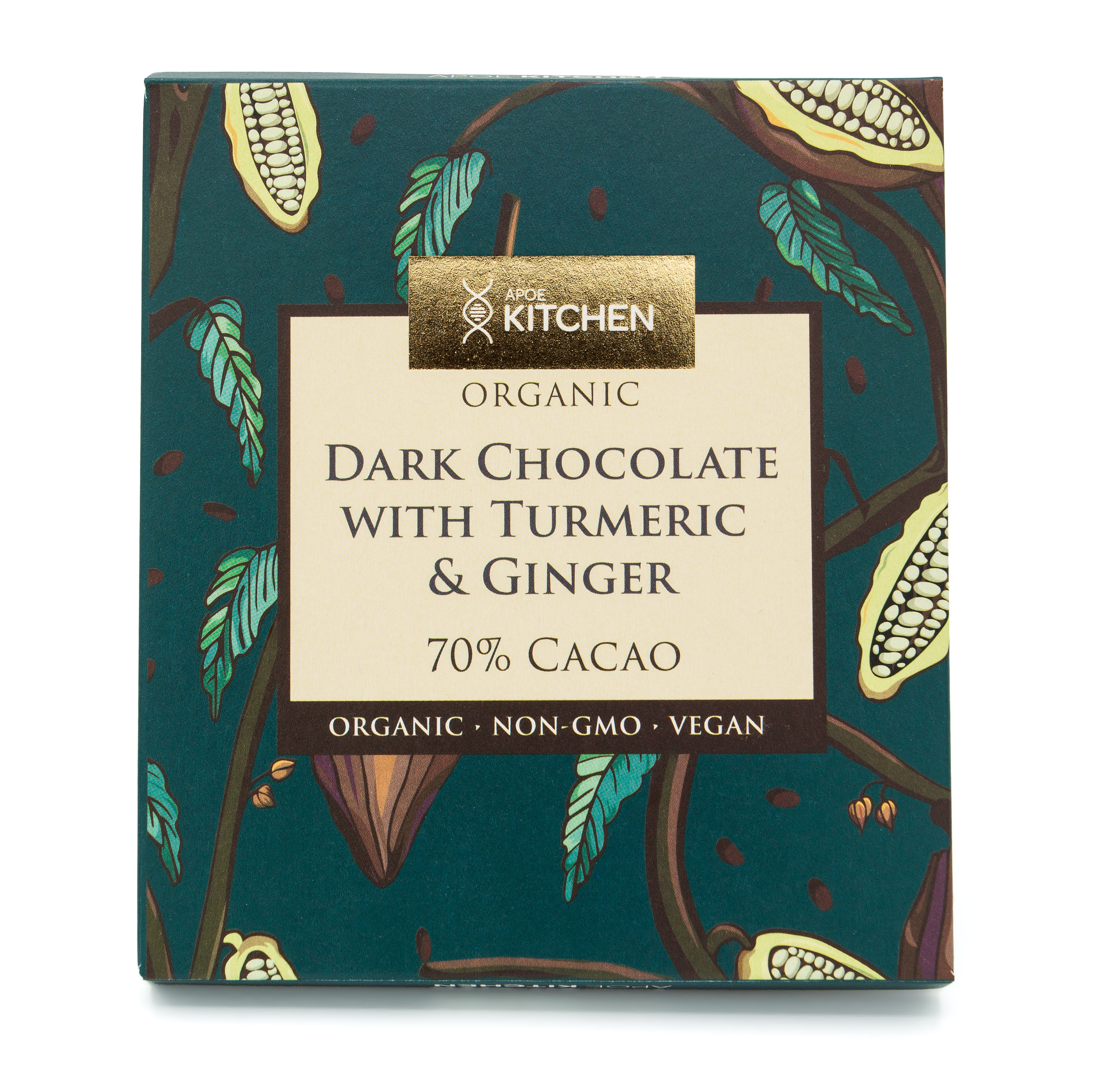 apoe gene diet kitchen dark chocolate with turmeric and ginger