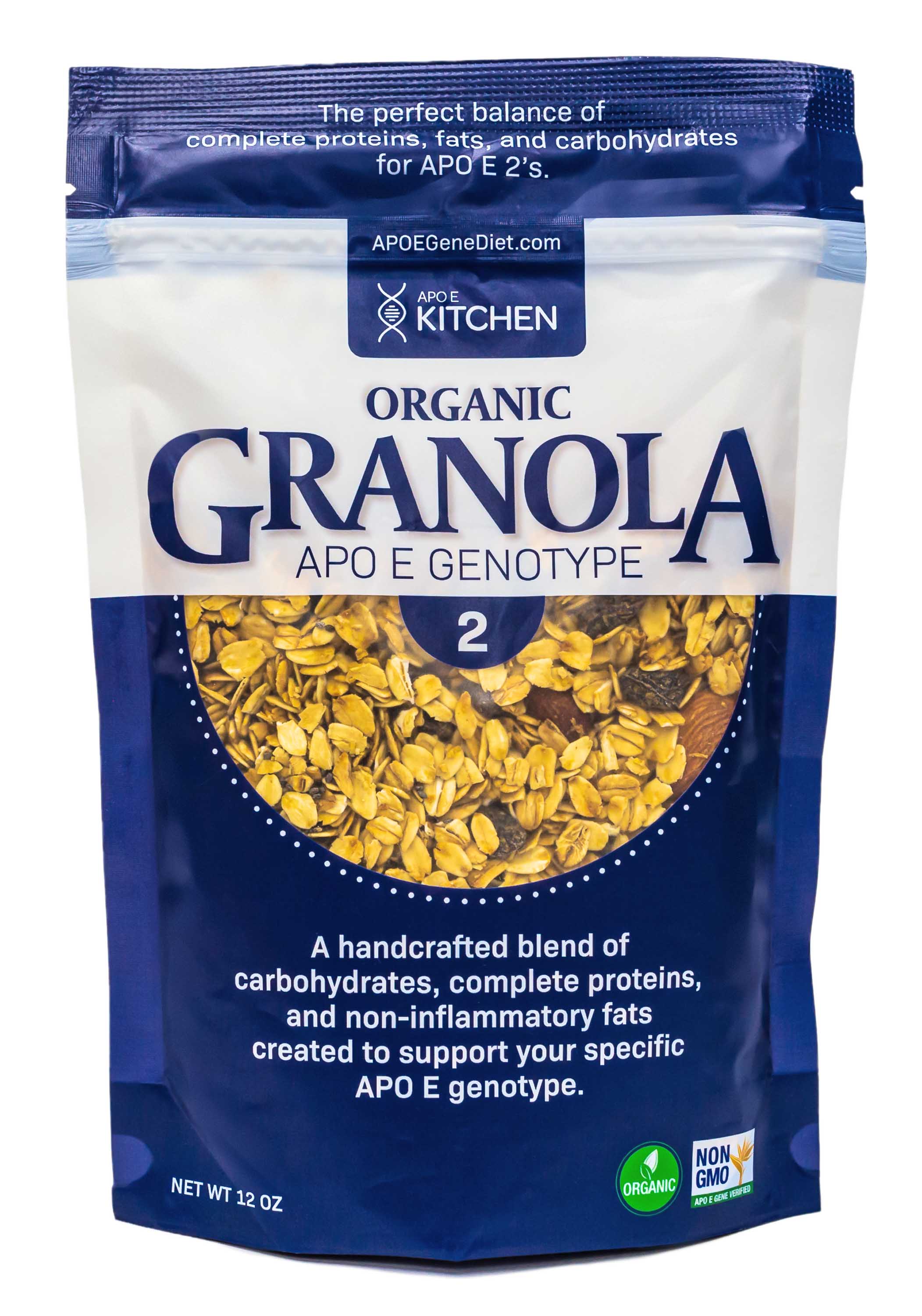 Organic Granola APO E Genotype 2