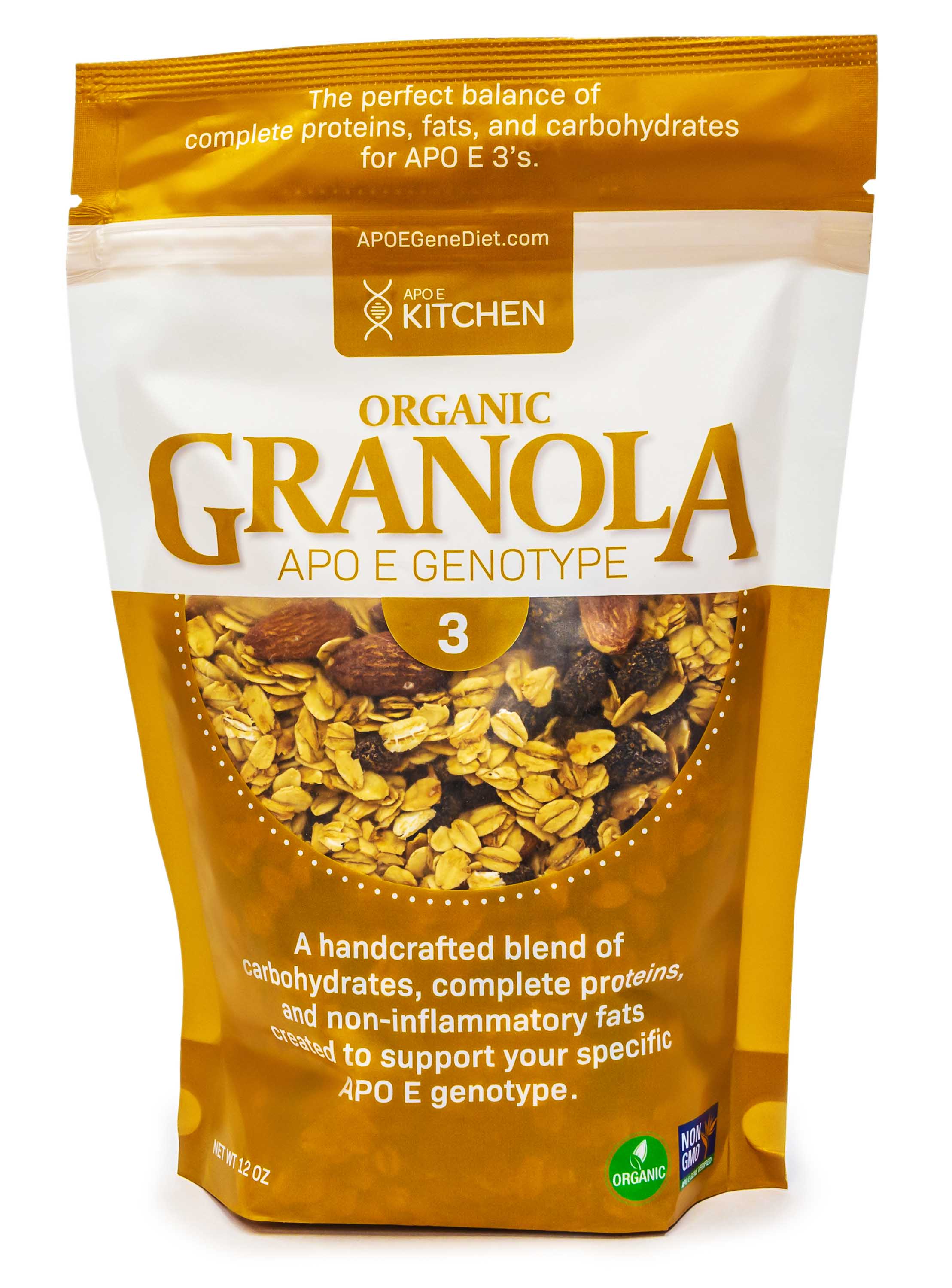 Organic Granola APO E Genotype 3