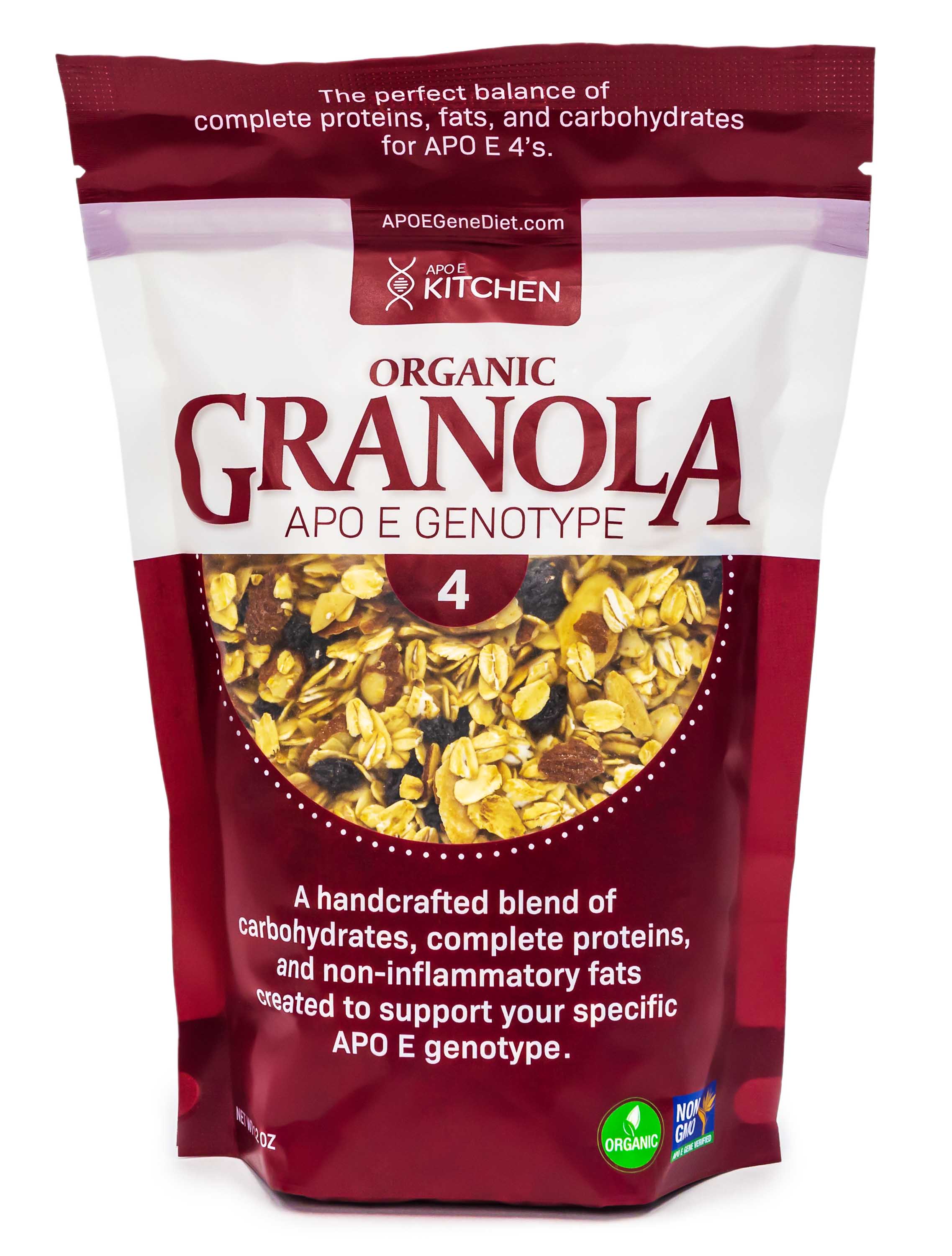 Organic Granola APO E Genotype 4