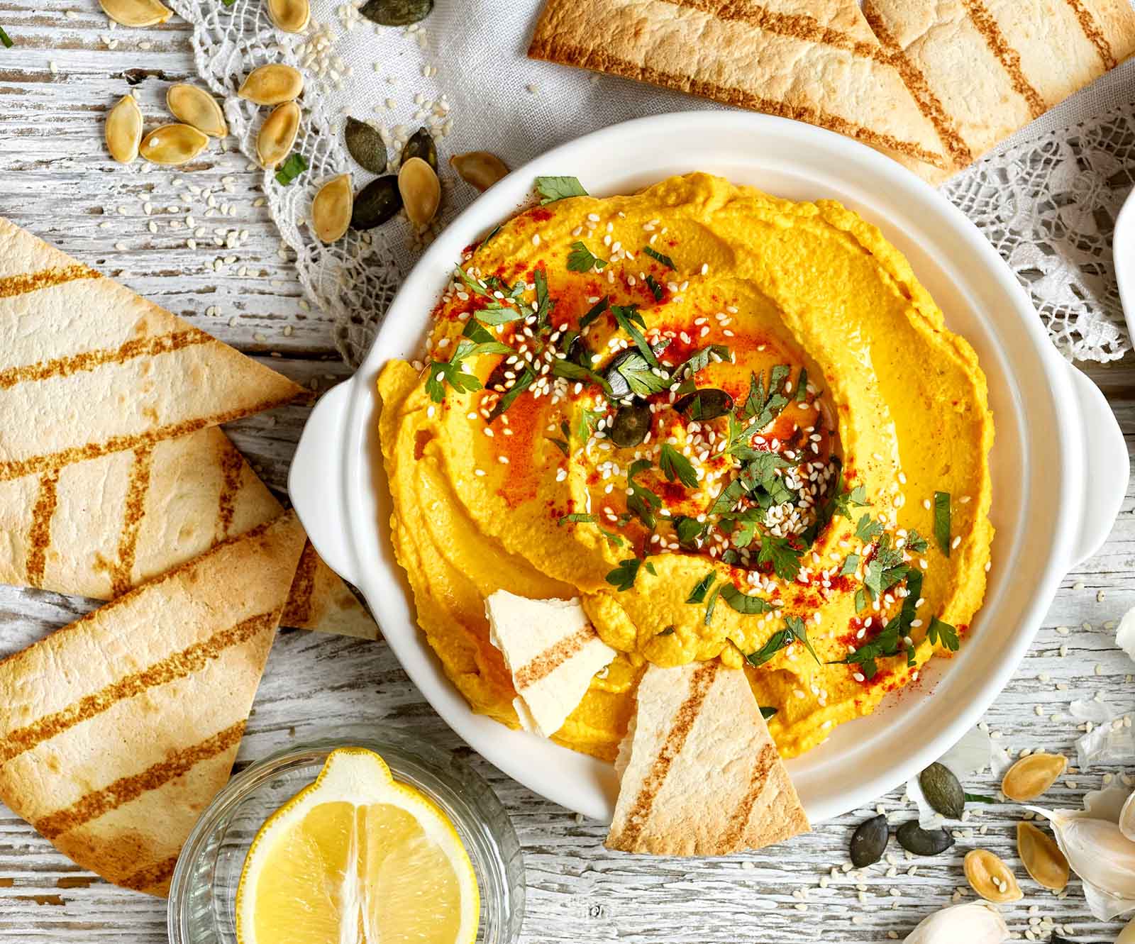 APO E Gene Red Pepper Hummus