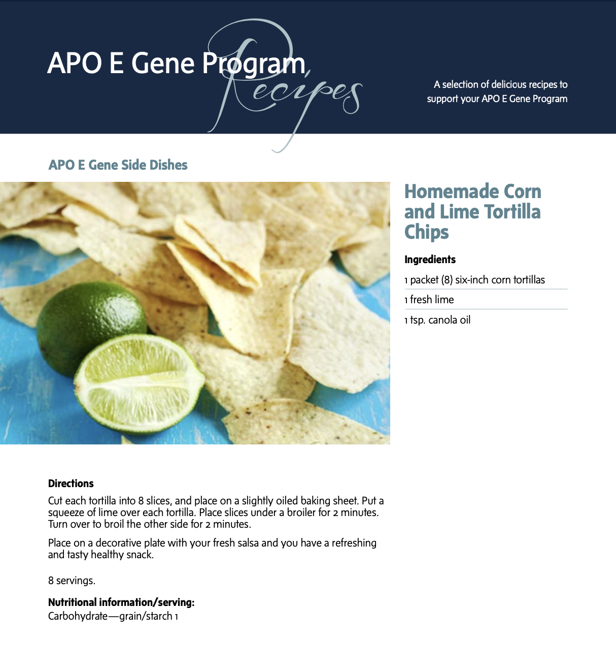 Homemade Corn and Lime Tortilla Chips Recipe