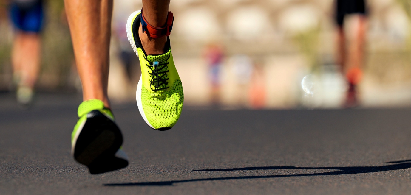 runner's shoes close-up