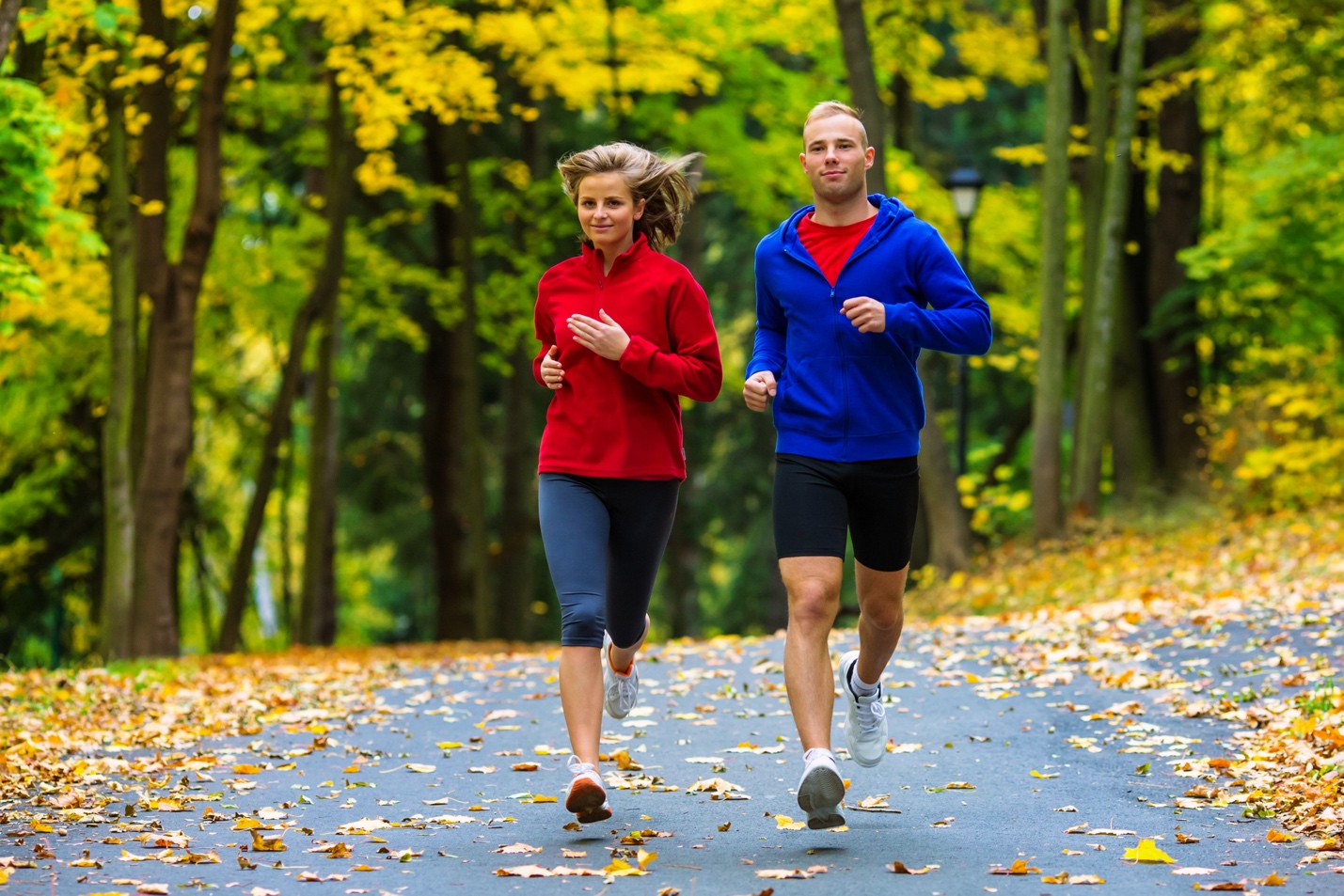 people jogging