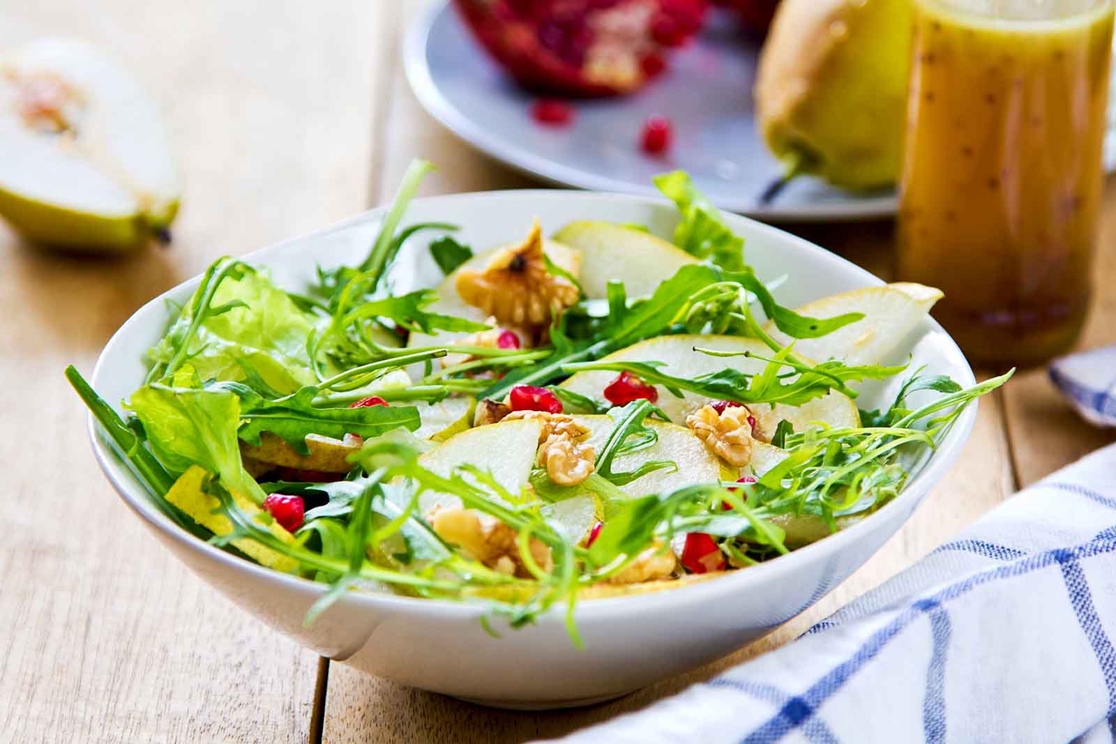 Butter Lettuce Pear Salad with Citrus Dressing