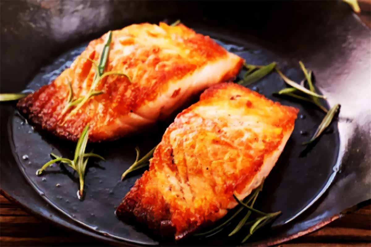 grilled salmon