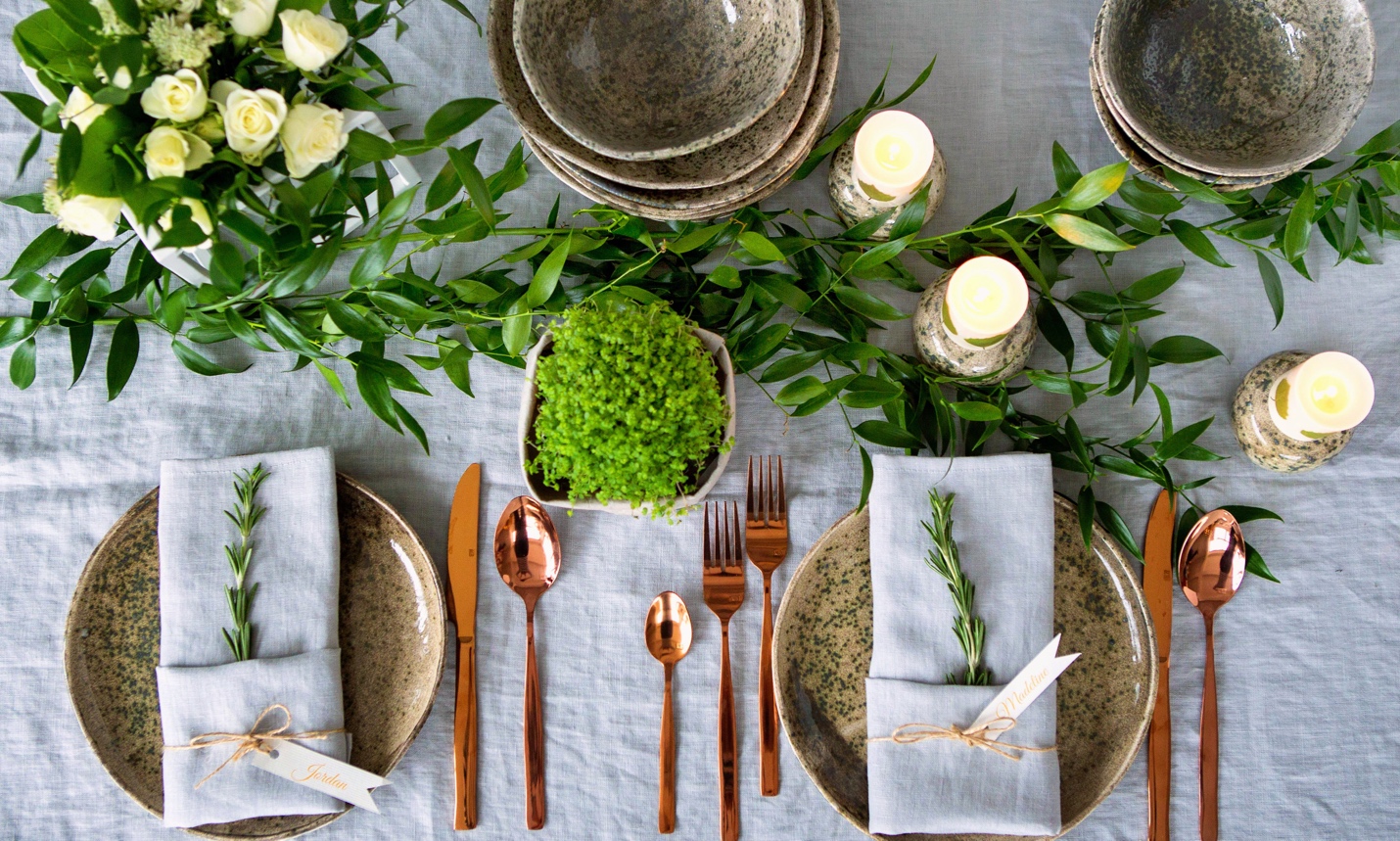 Thanksgiving table setting